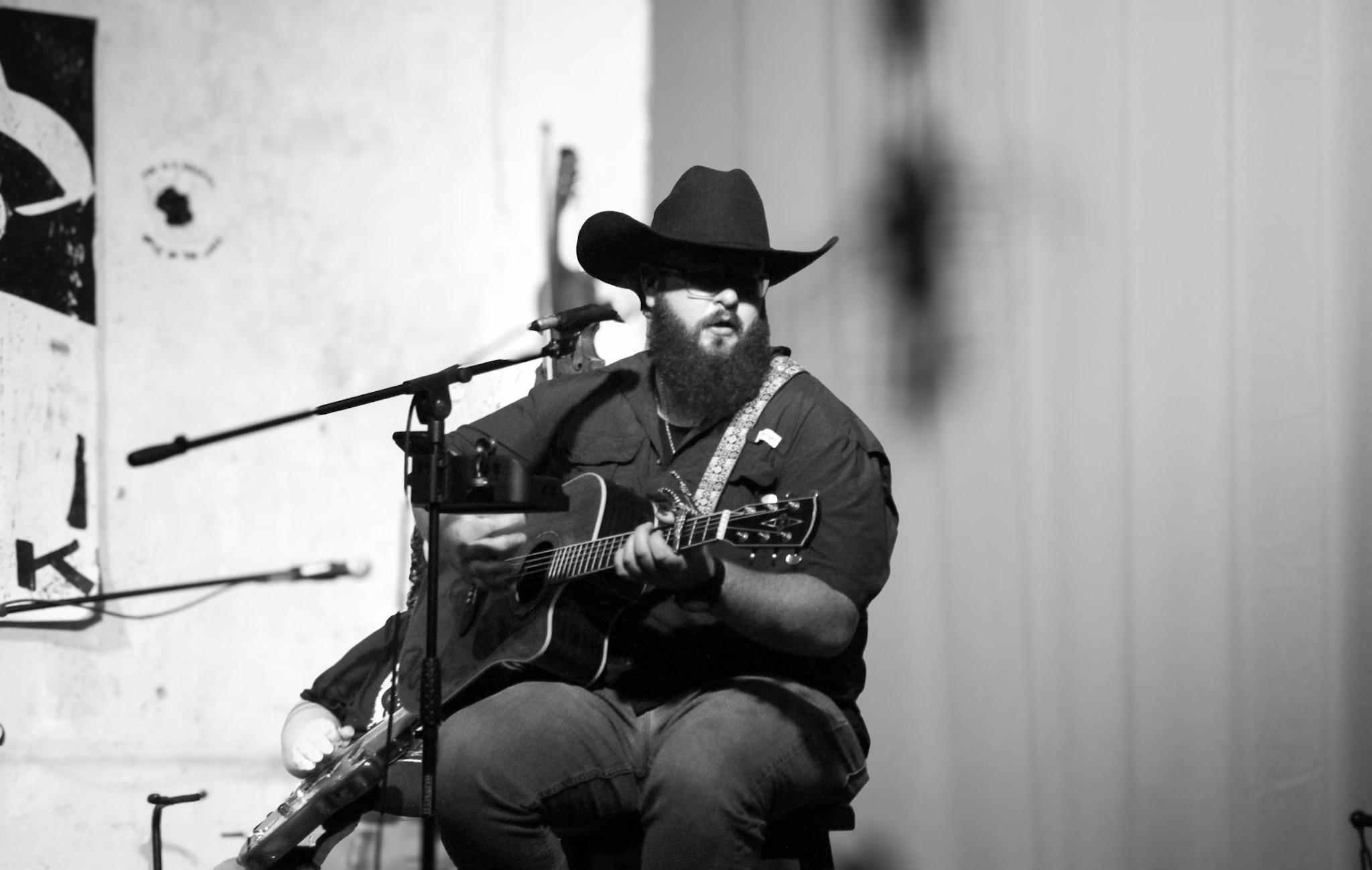 Aden Webb black and white portrait